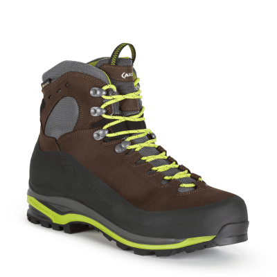 Scarpone Superalp V-Light GTX marrone-lime Aku  - Aku - Scarpe Trekking