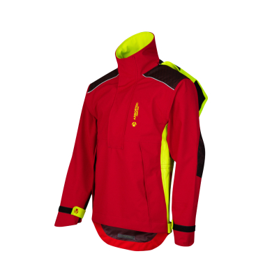 Giacca impermeabile Heavy Duty Breathedry Half Zip Red Arbortec  - Arbortec - Giacche forestali