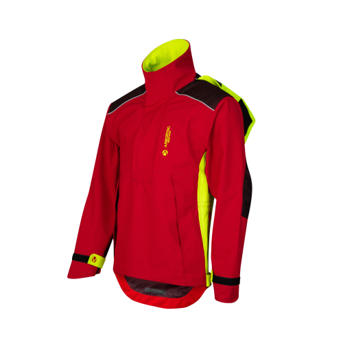 Giacca impermeabile Heavy Duty Breathedry Half Zip Red Arbortec  - Arbortec - Giacche forestali