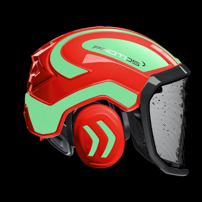 Casco Protos Forest rosso  - Protos - Caschi forestali