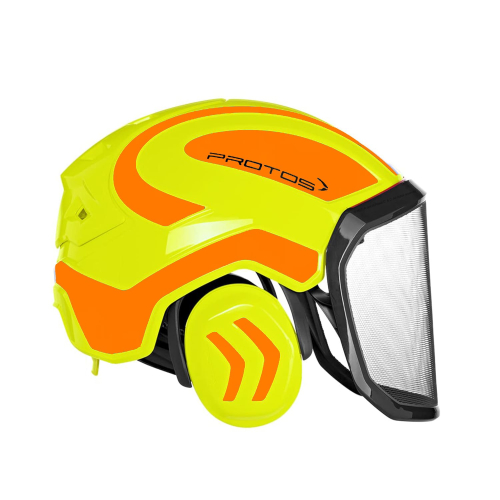 Casco Protos Forest giallo fluo  - Protos - Caschi forestali