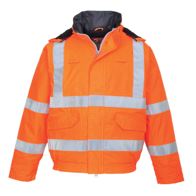 Giacca Portwest S773 BizFlame Rain multinorma impermeabile alta visibilità e trivalente  - Portwest - Abbigliamento da lavoro...