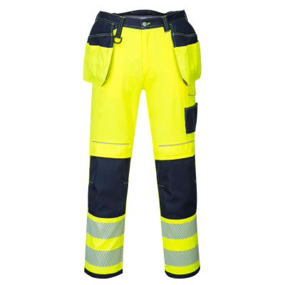 Pantalone Hi-Vis tasche porta-ginocchiere T501 Portwest  - Portwest - Pantaloni da lavoro alta visibilità