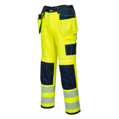 Pantalone Hi-Vis tasche porta-ginocchiere T501 Portwest  - Portwest - Pantaloni da lavoro alta visibilità