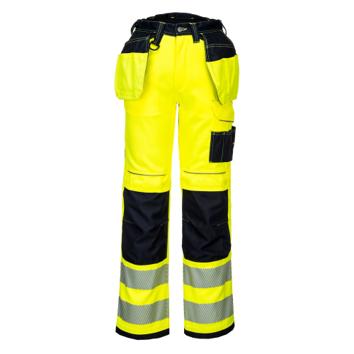 Pantalone Hi-Vis tasche porta-ginocchiere T501 Portwest  - Portwest - Pantaloni da lavoro alta visibilità