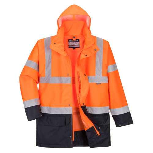 Giacca 5-in-1 Essential Hi-Vis Portwest  - Portwest - Abbigliamento da lavoro Alta Visibilità