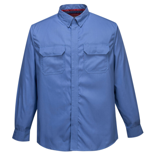 CAMICIA DA LAVORO FR69 PORTWEST TESSUTO BIZFLAME PLUS TRIVALENTE - IGNIFUGA ANTISTATICA ANTI-ACIDO  - Portwest - Abbigliament...