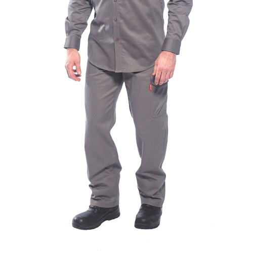 PANTALONI DA LAVORO PORTWEST BZ31 CARGO BIZWELD IGNIFUGA E ANTISTATICA CON PROTEZIONE 2 DA ARCO ELETTRICO IDEALE PER SALDATOR...