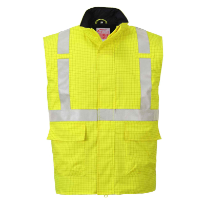 Gilet imbottito Portwest S776 BizFlame Rain multinorma impermeabile - alta visibilità trivalente  - Portwest - Gilet da lavoro