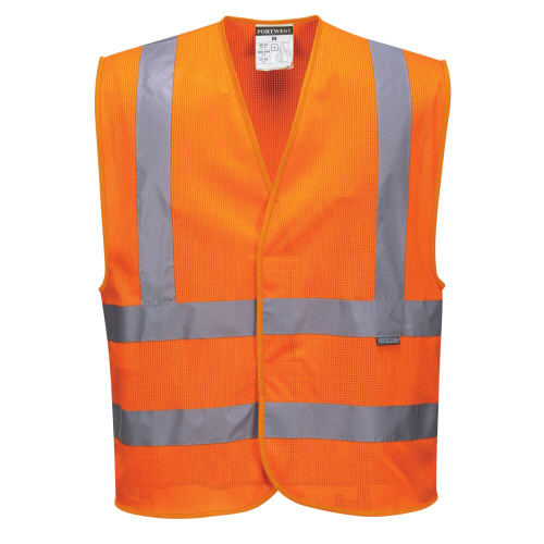 Gilet traspirante Hi-Vis e RIS Classe 2 C370 Portwest  - Portwest - Abbigliamento da lavoro Alta Visibilità