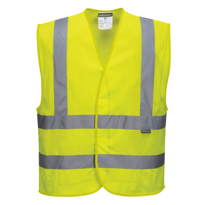 Gilet traspirabile con bande Hi-Vis C370 Portwest  - Portwest - Abbigliamento da lavoro Alta Visibilità