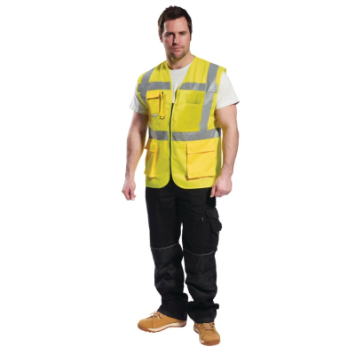 Gilet Executive Madrid Mesh Hi-Vis Portwest - C496  - Portwest - Gilet da lavoro