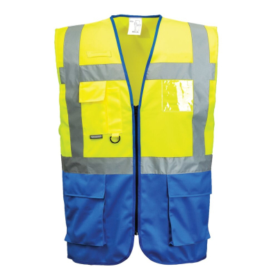 Gilet bicolore Hi-Vis Classe 1 Executive C476 Portwest  - Portwest - Abbigliamento da lavoro Alta Visibilità