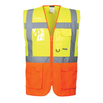 Gilet Hi-Vis Classe 2 Executive Praga S376 Portwest  - Portwest - Abbigliamento da lavoro Alta Visibilità