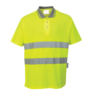 Polo maniche corte Hi-Vis Classe 2 e RIS S171 Portwest  - Portwest - Abbigliamento da lavoro Alta Visibilità