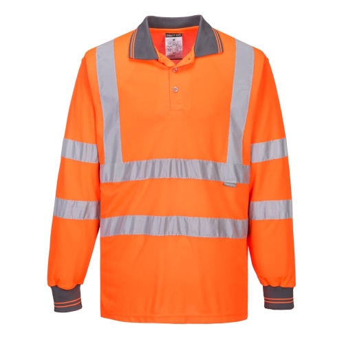 Polo maniche lunghe Hi-Vis Classe 3 e RIS S277 Portwest  - Portwest - Abbigliamento da lavoro Alta Visibilità