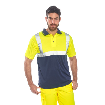 Polo bicolore Hi-Vis Portwest - S479  - Portwest - Polo da lavoro