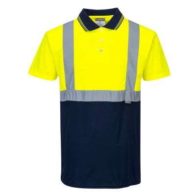 Polo bicolore Hi-Vis Classe 1 e RIS S479 Portwest  - Portwest - Abbigliamento da lavoro Alta Visibilità