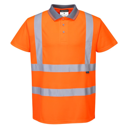 Polo maniche corte Hi-Vis Classe 2 e RIS RT22 Portwest  - Portwest - Abbigliamento da lavoro Alta Visibilità