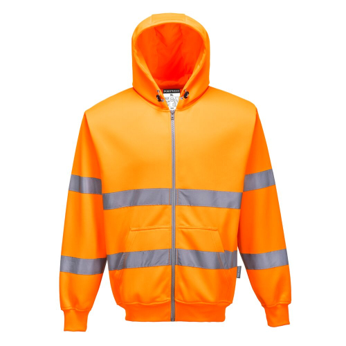 Felpa con cappuccio e zip intera Hi-Vis Portwest - B305  - Portwest - Abbigliamento da lavoro Alta Visibilità