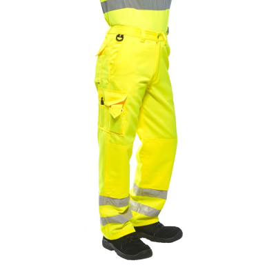 Pantaloni Combat E046 Hi-Vis Portwest  - Portwest - Pantaloni da lavoro alta visibilità