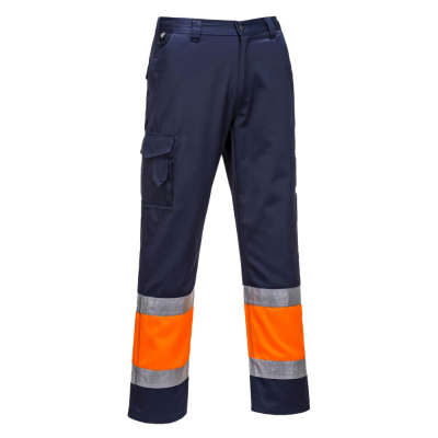 Pantalone bicolore Hi-Vis Classe 1 E049 Portwest  - Portwest - Pantaloni da lavoro alta visibilità