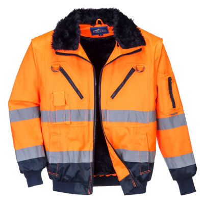 Giacca PJ50 Pilot 3 in 1 Hi-Vis Portwest  - Portwest - Abbigliamento da lavoro Alta Visibilità