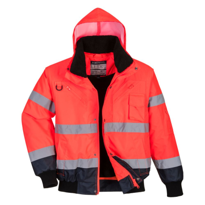 Bomber 3-in-1 invernale Bicolore C465 alta visibilità Portwest  - Portwest - Abbigliamento da lavoro Alta Visibilità