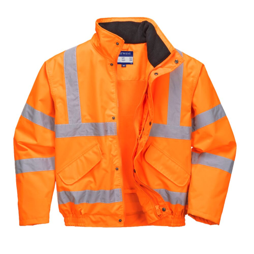 Bomber Portwest RT62 Hi-Vis traspirante impermeabile imbottito fodera Mesh  - Portwest - Abbigliamento da lavoro Alta Visibilità