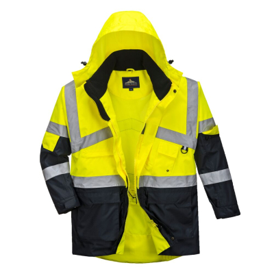 GIACCA DA LAVORO S760 ALTA VISIBILITA' PORTWEST TRAFFIC BICOLORE HI-VIS TRASPIRANTE IMPERMEABILE TERMICO  - Portwest - Abbigl...