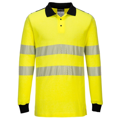 Polo bicolore Hi-Vis Classe 3 multinorma WX3 FR702 Portwest  - Portwest - Abbigliamento da lavoro Alta Visibilità