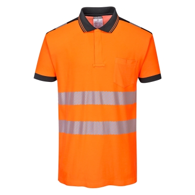 Polo Hi-Vis Classe 2 RIS Cotton Comfort T180 Portwest  - Portwest - Abbigliamento da lavoro Alta Visibilità