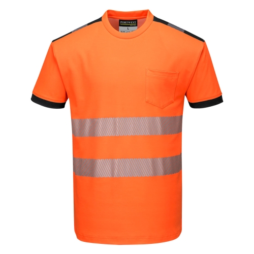 T-shirt bicolore Hi-Vis Classe 2 e RIS T181 Portwest  - Portwest - Abbigliamento da lavoro Alta Visibilità