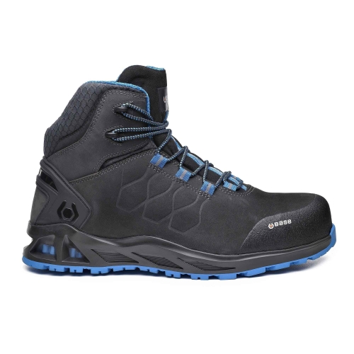 SCARPE ANTINFORTUNISTICHE ALTE S3 CI HI B1001B K-ROAD TOP GRIGIO-AZZURRO BASE PROTECTION  - Base Protection - Scarpe antinfor...