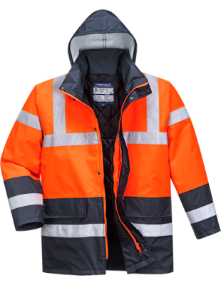 Giacca Traffic S466 Bicolore Hi-Vis EN342 -40°C Portwest  - Portwest - Abbigliamento da lavoro alta visibilità