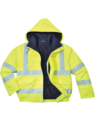 Giacca Portwest S773 BizFlame Rain multinorma impermeabile alta visibilità e trivalente  - Portwest - Abbigliamento da lavoro...