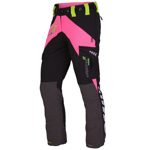 Pantaloni antitaglio Donna Classe 1 BreatheFlex Pink Arbortec  - Arbortec - Pantaloni tree climbing